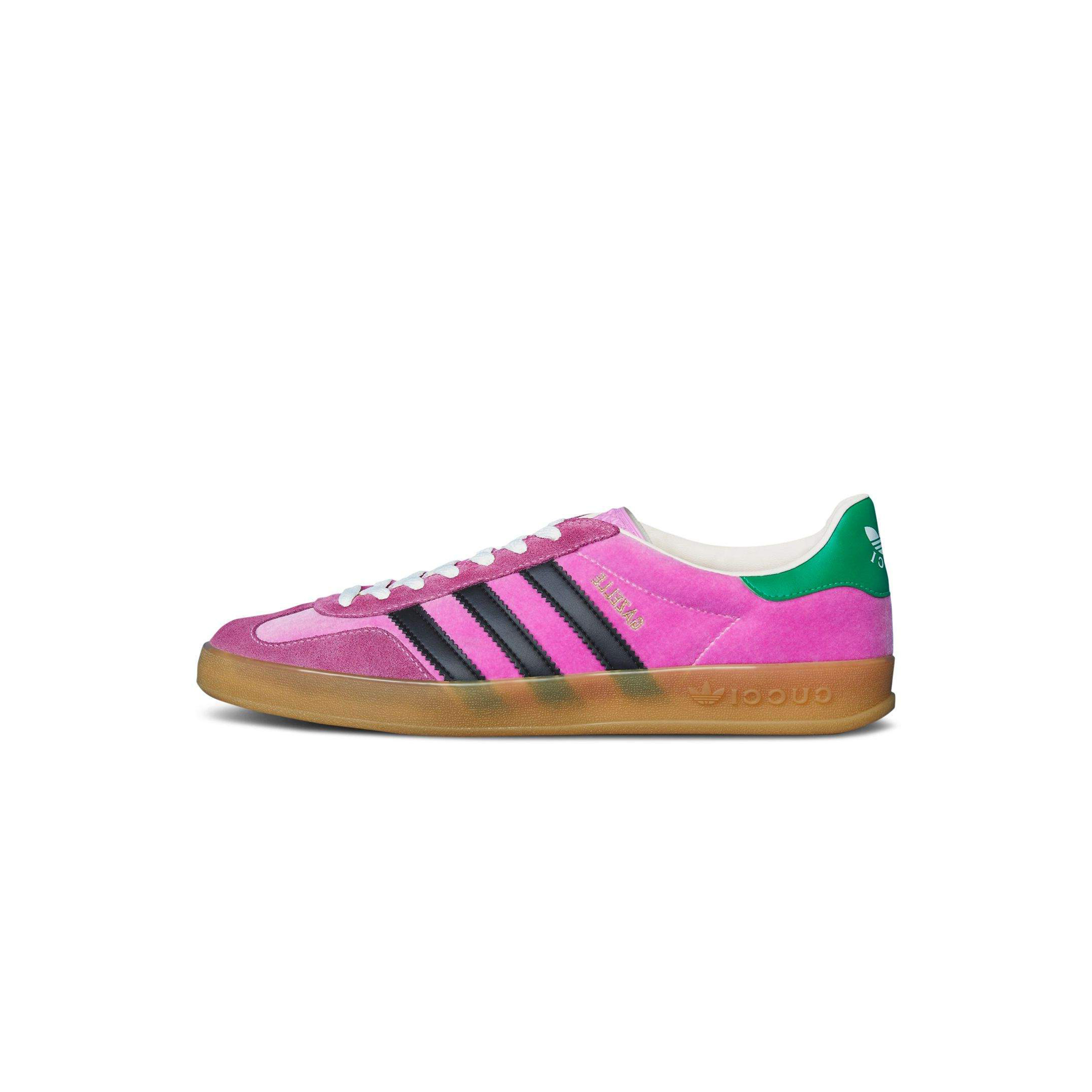 ADIDAS GUCCI X ADIDAS GAZELLE PINK VELVET HQ8852